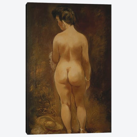 Adam and Eve (Adam und Eva), 1910  Canvas Print #BMN5763} by August Macke Canvas Artwork