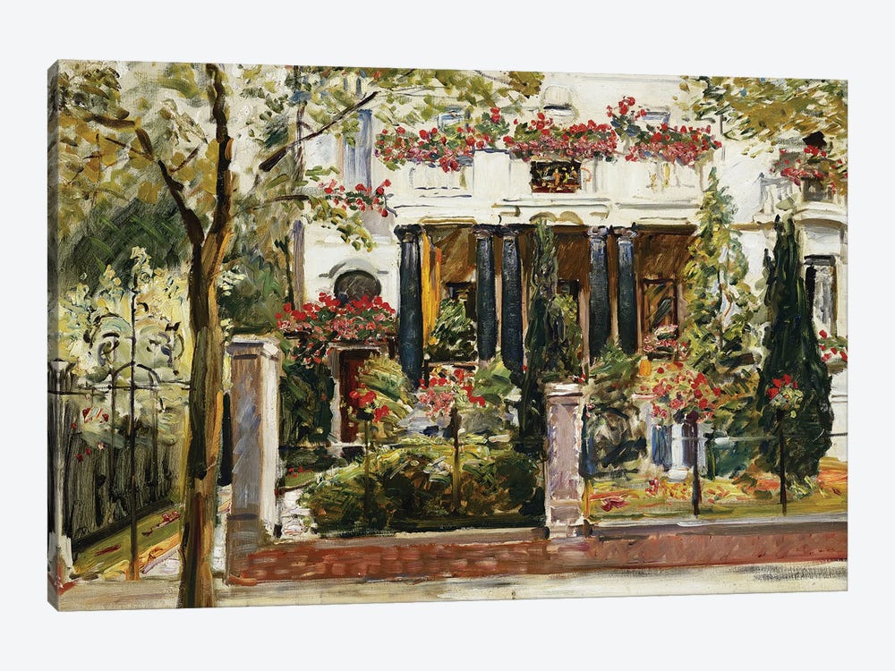 The Front Garden of the Steinbart Villa in Berlin (Der Vorgarten der Steinbartschen Villa in Berlin), 1911  1-piece Canvas Artwork