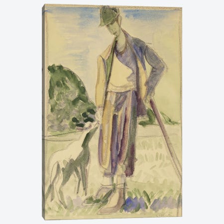 The Herdsman (Der Hirte) Canvas Print #BMN5771} by Ernst Ludwig Kirchner Art Print