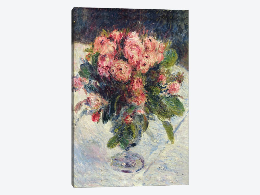 Moss-Roses, c.1890  by Pierre-Auguste Renoir 1-piece Art Print