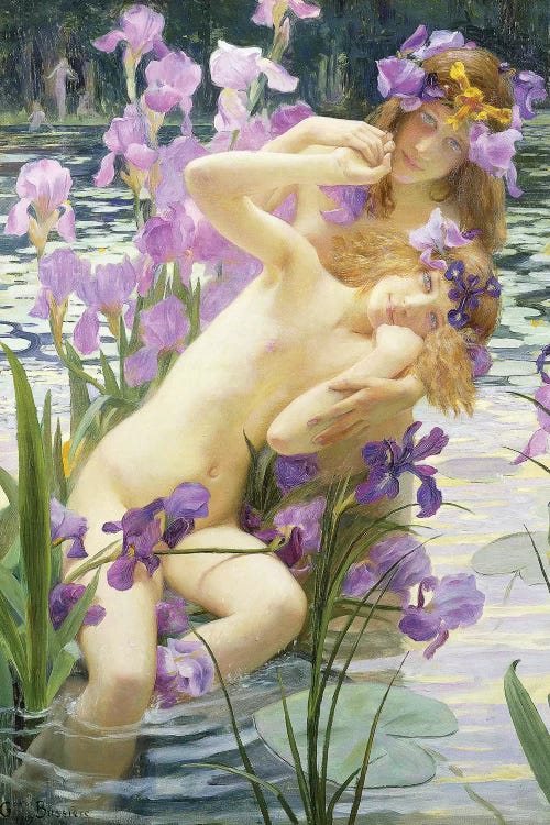 Bathing Nymphs, 1897  by Gaston Bussiere wall art
