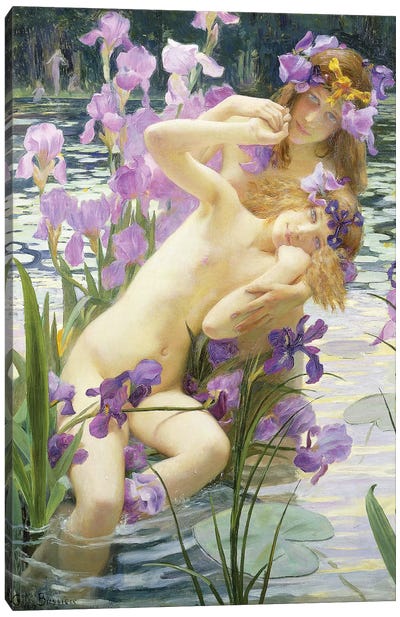 Bathing Nymphs, 1897  Canvas Art Print