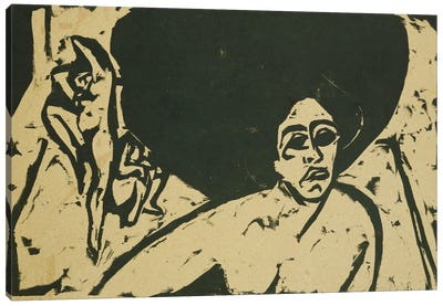 Nude Dancers (Nackte Tanzerinnen), 1909  Canvas Art Print