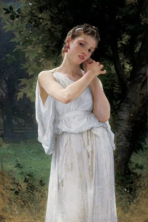 Earrings, 1889-90  by William-Adolphe Bouguereau wall art