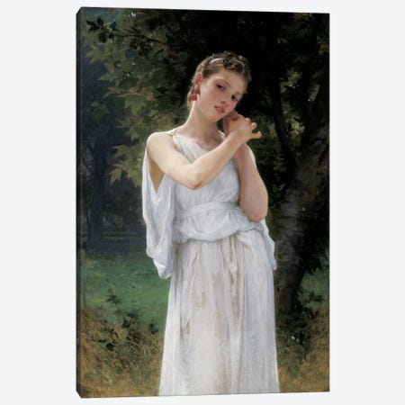 Earrings, 1889-90  Canvas Print #BMN5797} by William-Adolphe Bouguereau Canvas Wall Art