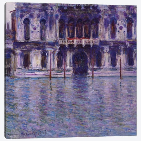 The Contarini Palace, 1908  Canvas Print #BMN5802} by Claude Monet Canvas Print