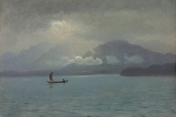 Albert Bierstadt: Northwest Coast, c.1889  by Albert Bierstadt