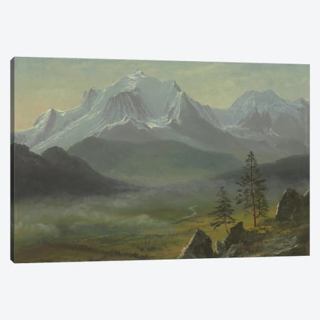 Mont Blanc  Canvas Print #BMN5806} by Albert Bierstadt Canvas Art