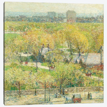 Across the Park, 1904  Canvas Print #BMN5822} by Childe Hassam Canvas Art Print