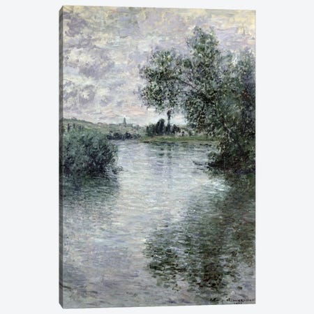 The Seine at Vetheuil, 1879  Canvas Print #BMN582} by Claude Monet Canvas Print