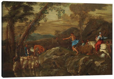 Jacob's Journey, 1633  Canvas Art Print