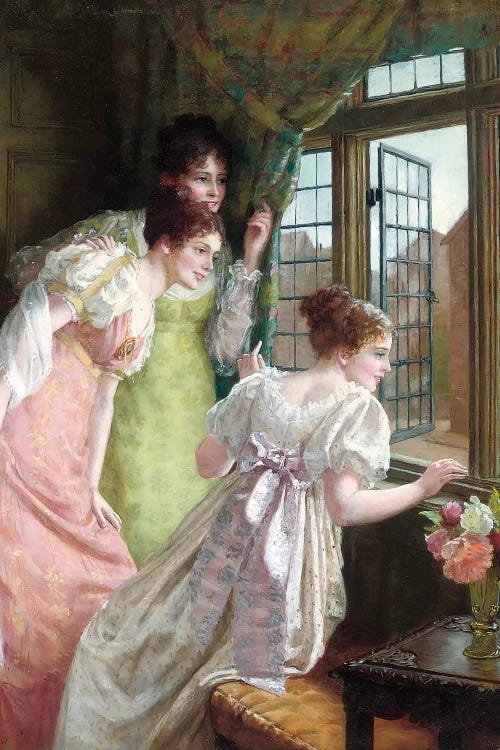 The Squire's Arrival  by Mary E. Harding wall art
