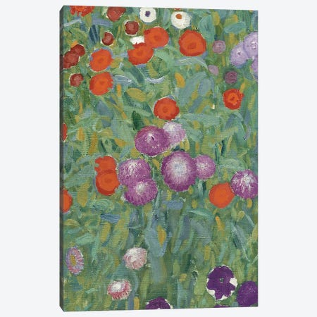 Flower Garden, 1905-07   Canvas Print #BMN5845} by Gustav Klimt Canvas Artwork