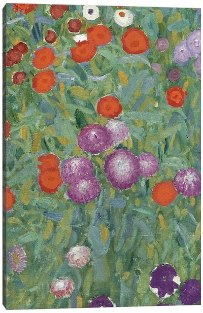 Flower Garden, 1905-07   Canvas Art Print - Gustav Klimt