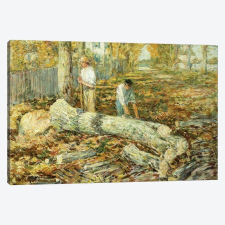 Woodcutters  Canvas Print #BMN5848} by Childe Hassam Art Print