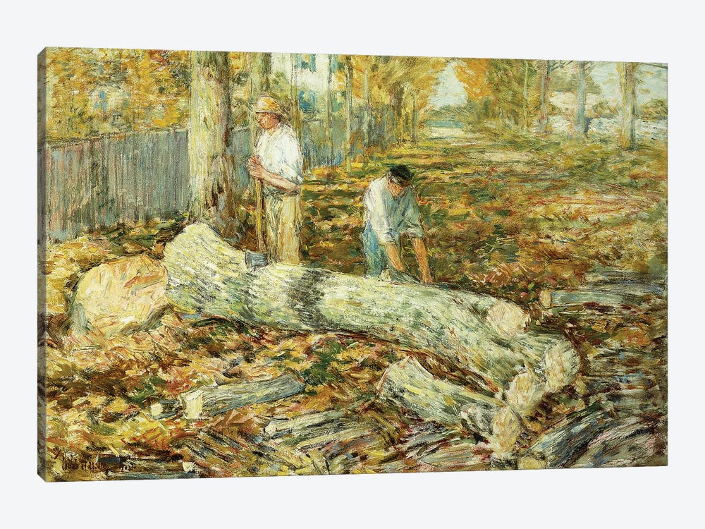 Woodcutters  1-piece Canvas Artwork
