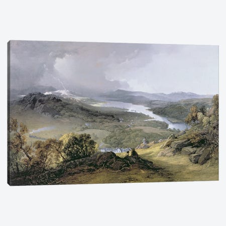 Windermere: from Orrest Head  Canvas Print #BMN584} by James Baker Pyne Canvas Artwork
