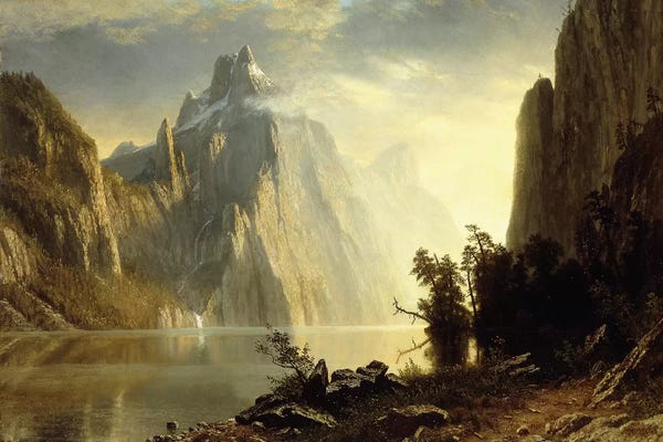 Sierra Nevada: A Lake in the Sierra Nevada, 1867  by Albert Bierstadt