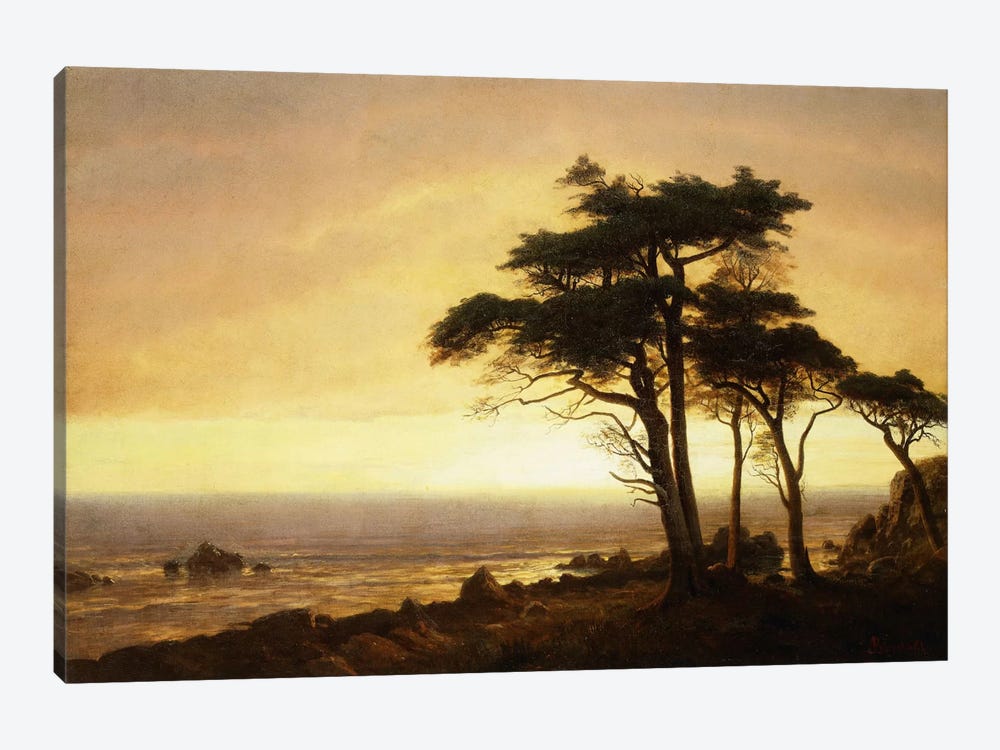 California Coast by Albert Bierstadt 1-piece Canvas Artwork