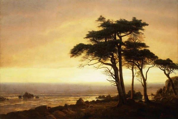 Albert Bierstadt: California Coast by Albert Bierstadt