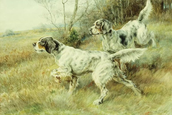 German Shorthaired Pointers: The Hunt,  by Edmund Henry Osthaus