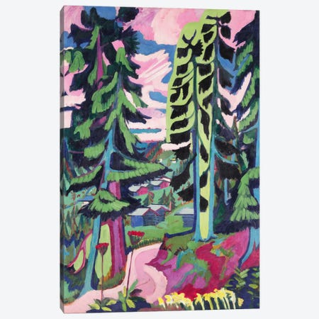 Wild Mountain  Canvas Print #BMN5880} by Ernst Ludwig Kirchner Canvas Print