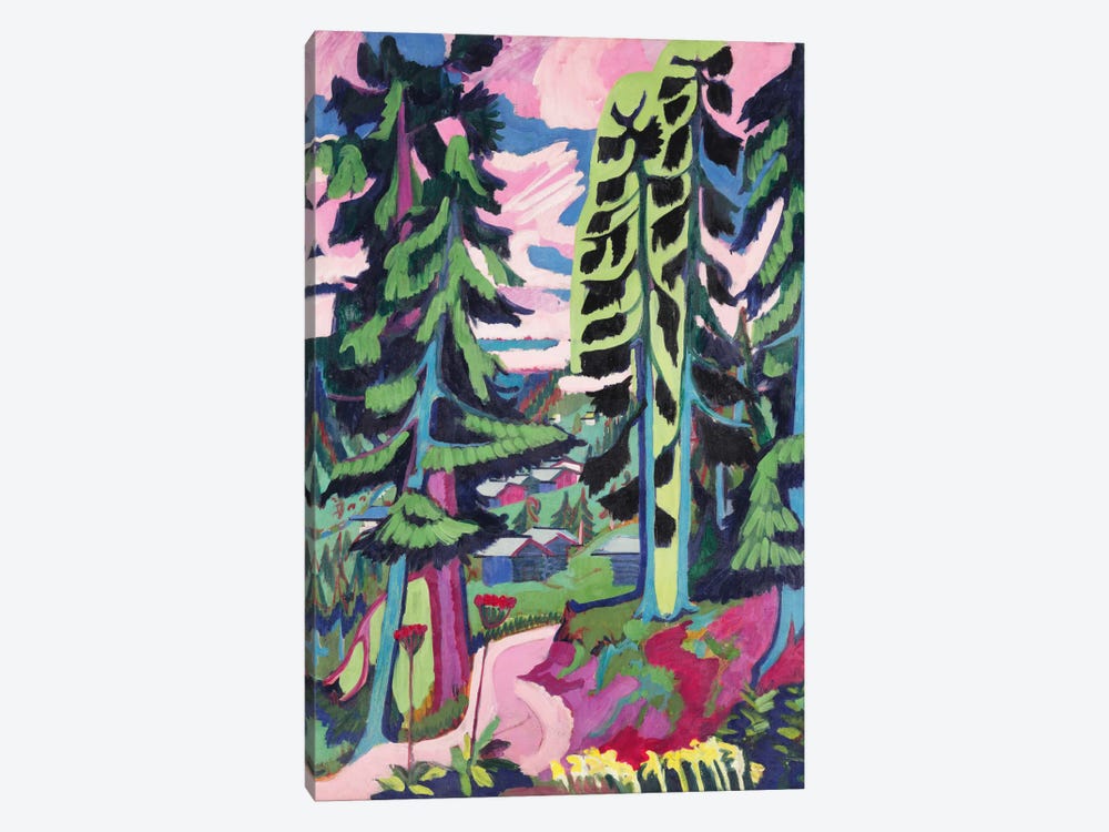 Wild Mountain  by Ernst Ludwig Kirchner 1-piece Canvas Wall Art