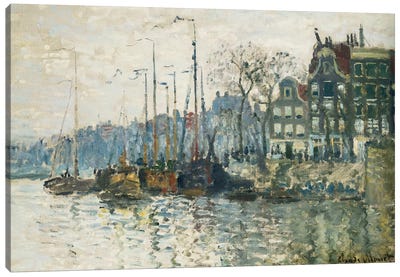 Amsterdam, 1874  Canvas Art Print - Amsterdam Art