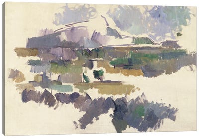 Montagne Sainte-Victoire, 1904-05  Canvas Art Print