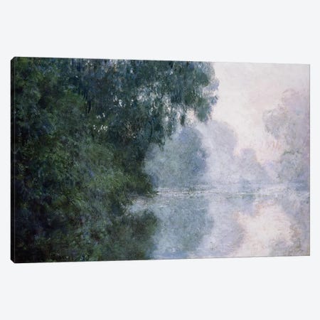 Morning on the Seine, Effect of Mist; Matinee sur la Seine, Effet de Brume, 1897  Canvas Print #BMN5910} by Claude Monet Canvas Print