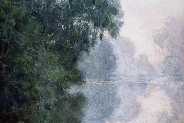 All Things Monet: Morning on the Seine, Effect of Mist; Matinee sur la Seine, Effet de Brume, 1897  by Claude Monet