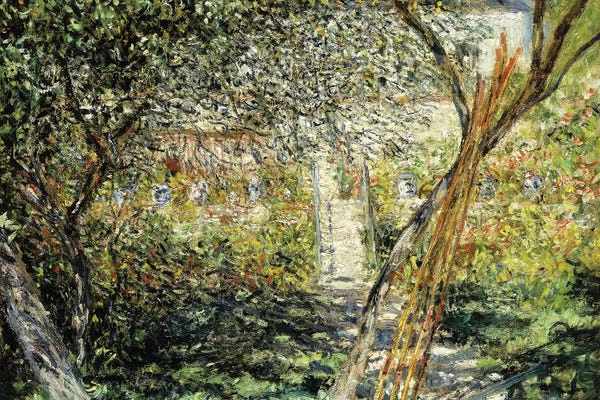 A Garden in Vetheuil; Le Jardin de Vetheuil, 1881 
