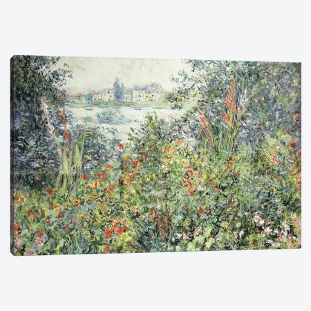 Flowers at Vetheuil; Fleurs a Vetheuil, 1881  Canvas Print #BMN5919} by Claude Monet Canvas Print