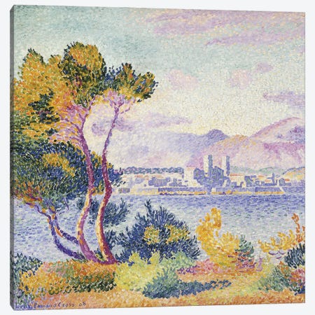 Antibes, Afternoon; Antibes, Apres-midi, 1908  Canvas Print #BMN5920} by Claude Monet Canvas Art