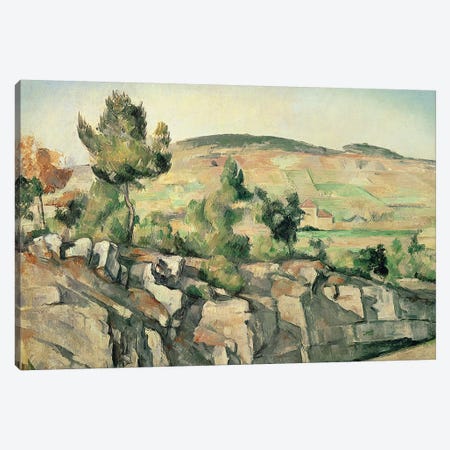 Hillside in Provence, c.1886-90  Canvas Print #BMN592} by Paul Cezanne Canvas Artwork