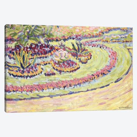 Blumbenbeete, 1906  Canvas Print #BMN5932} by Ernst Ludwig Kirchner Canvas Art Print