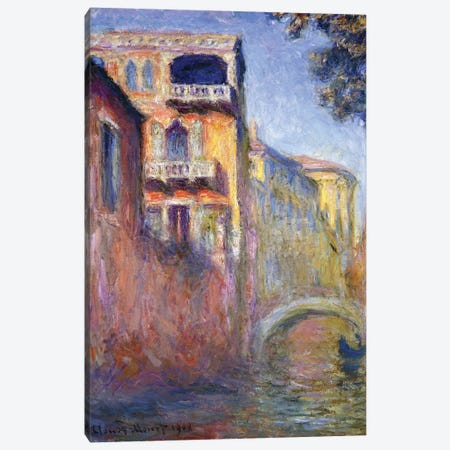 Le Rio de la Salute, 1908  Canvas Print #BMN5946} by Claude Monet Canvas Art Print