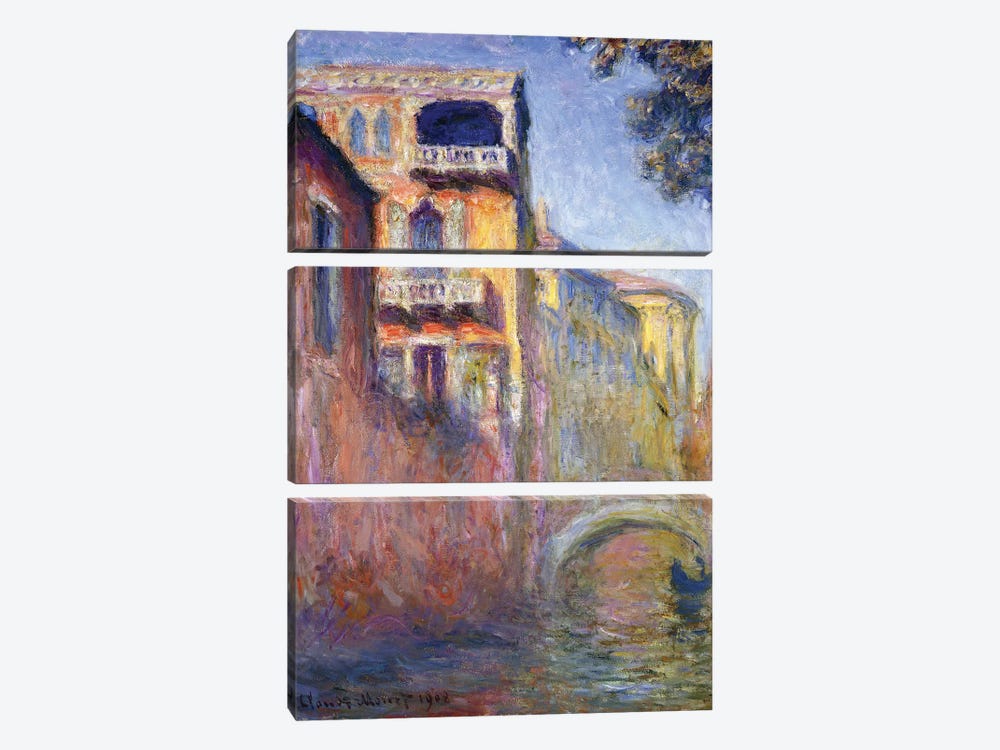 Le Rio de la Salute, 1908  by Claude Monet 3-piece Art Print