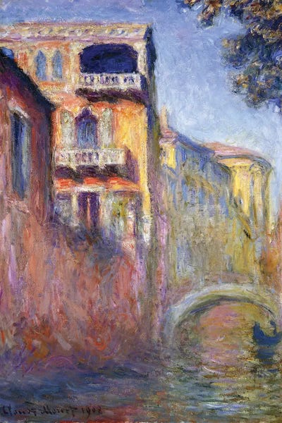 Claude Monet: Le Rio de la Salute, 1908  by Claude Monet