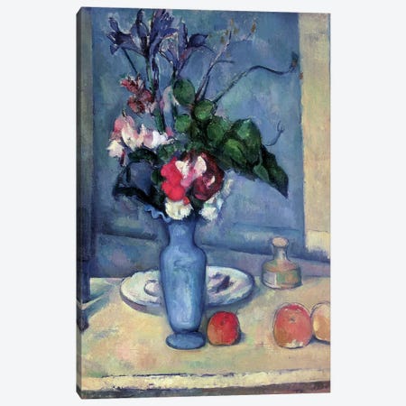 The Blue Vase, 1889-90  Canvas Print #BMN594} by Paul Cezanne Canvas Print