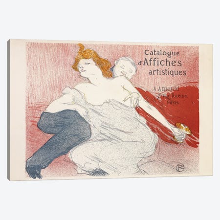 Debauche, Deuxieme Planche, 1896  Canvas Print #BMN5954} by Henri de Toulouse-Lautrec Canvas Art