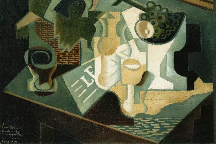 The Table in Front of the Building; La Table Devant le Battiment, 1919 