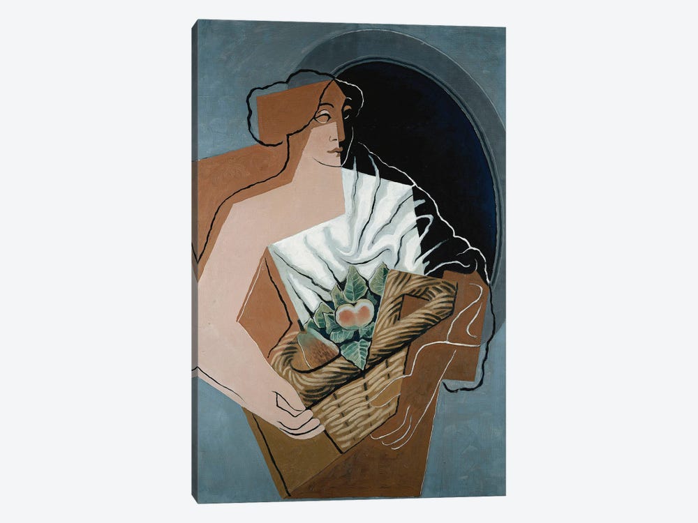 Woman with Basket; La Femme au Panier, 1927  by Juan Gris 1-piece Canvas Print