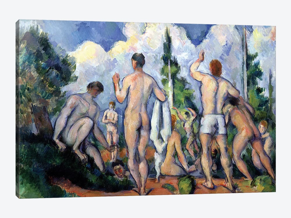The Bathers, c.1890-92  by Paul Cezanne 1-piece Art Print