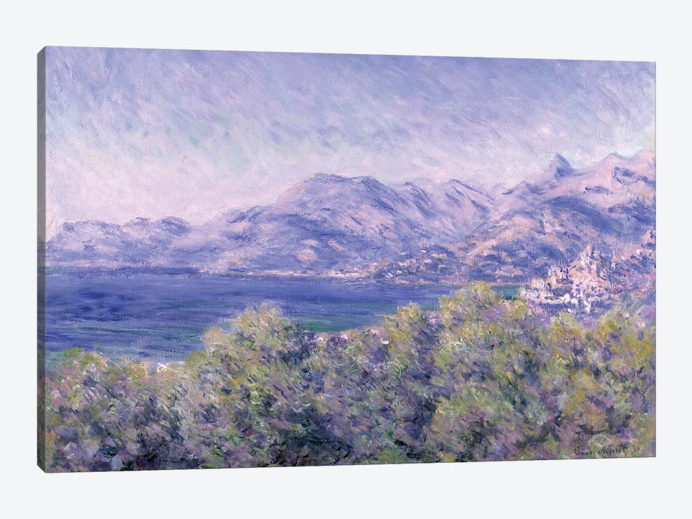 View of Ventimiglia, 1884  by Claude Monet 1-piece Canvas Artwork