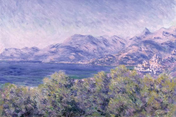 Claude Monet: View of Ventimiglia, 1884  by Claude Monet