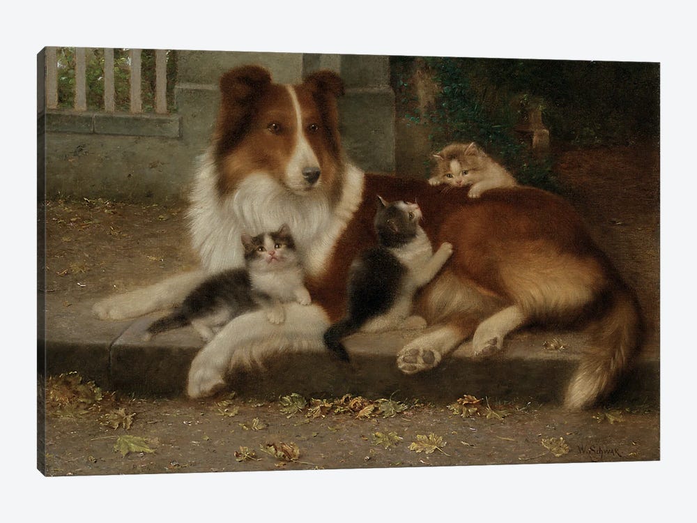 Best of Friends, 1906  1-piece Canvas Art