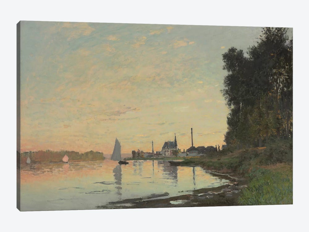 The End of the Afternoon, Argenteuil, 1872  by Claude Monet 1-piece Art Print