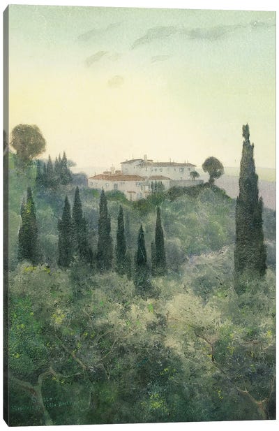 Villa Bocklin, Fiesole, 1897  Canvas Art Print