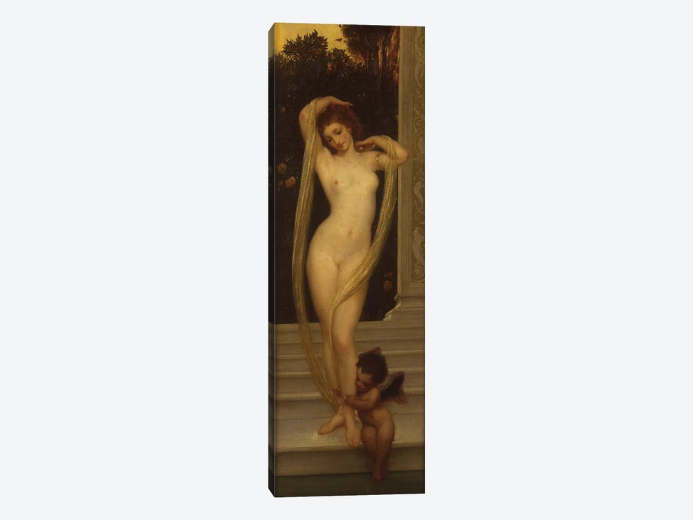 Venus and Cupid  by Frederic Leighton 1-piece Canvas Art Print
